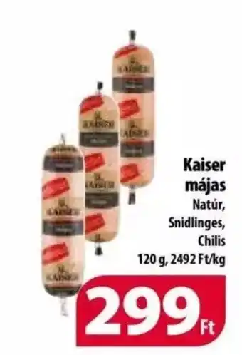 Coop Kaiser májas 120g ajánlat