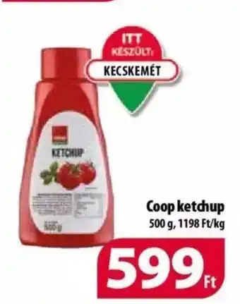 Coop Coop ketchup 500 g ajánlat