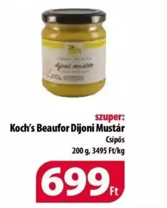 Coop Koch's Beaufor Dijoni Mustár 200g ajánlat