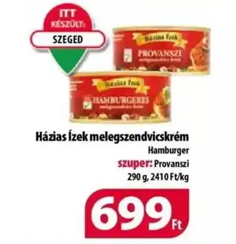 Coop Házias ízek melegszendvicskrém 290g ajánlat