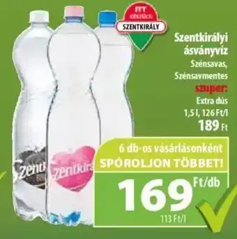 Coop Szentkirályi ásványvíz 1.5l ajánlat