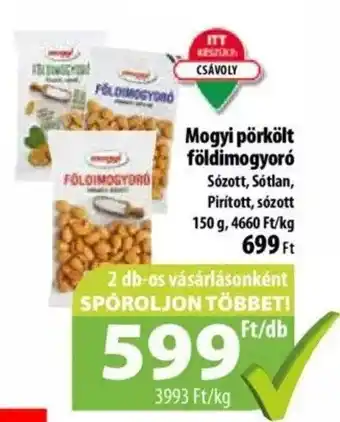 Coop Mogyi pörkölt földimogyoró 150g ajánlat