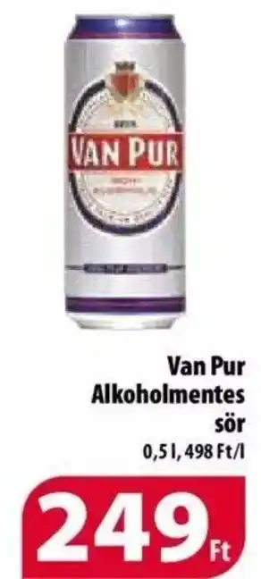 Coop Van Pur Alkoholmentes sör 0.5l ajánlat