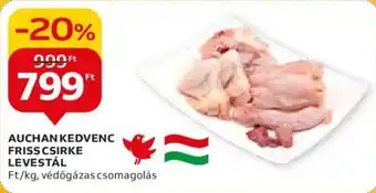 Auchan AUCHAN KEDVENC FRISS CSIRKE LEVESTÁL ajánlat