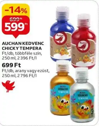 AUCHAN KEDVENC CHICKY TEMPERA 250 ml