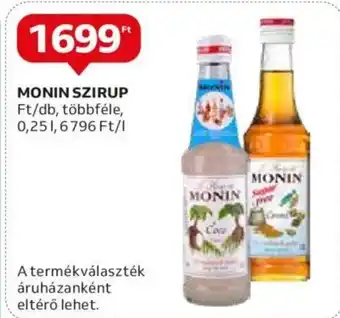 MONIN SZIRUP  0,25l