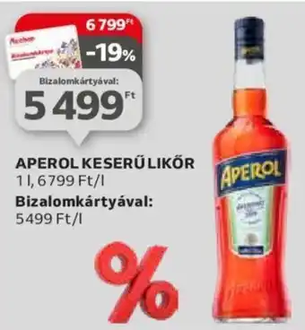 APEROL KESERŰLIKŐR 1l