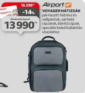 Auchan Airport VOYAGER HÁTIZSÁK ajánlat