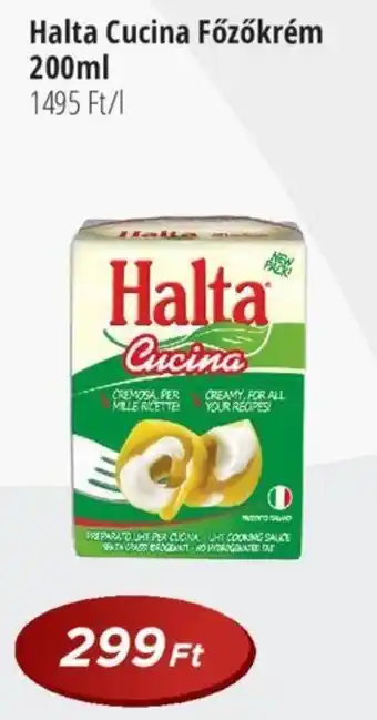 Real Halta Cucina Főzőkrém 200ml ajánlat