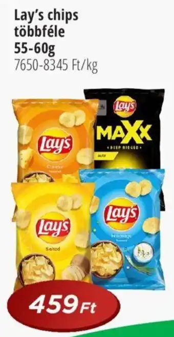 Lay's chips többféle 55-60g
