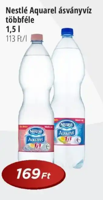 Real Nestlé Aquarel ásványvíz többféle 1.5l ajánlat
