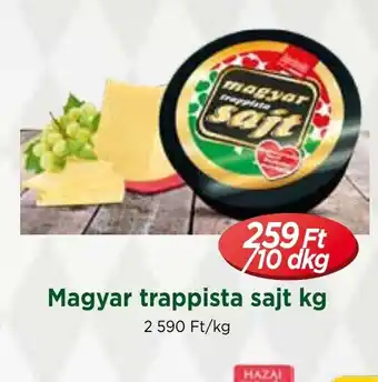 Real Magyar trappista sajt 10dkg ajánlat