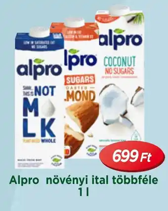 Real Alpro növényi ital többféle 1l ajánlat