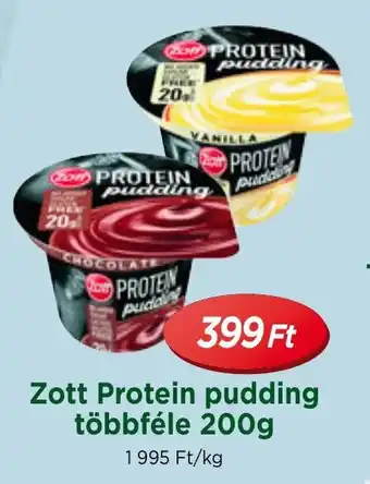 Real Zott Protein pudding többféle 200g ajánlat