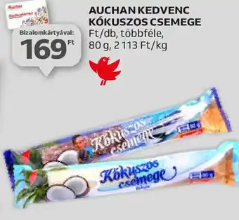 Auchan AUCHAN KEDVENC KÓKUSZOS CSEMEGE 80g ajánlat
