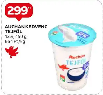 Auchan AUCHAN KEDVENC TEJFÖL 450g ajánlat
