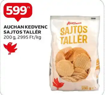 Auchan AUCHAN KEDVENC SAJTOS TALLÉR 200 g ajánlat