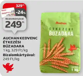 Auchan AUCHAN KEDVENC ÉTKEZÉSI BÚZADARA 1 kg ajánlat