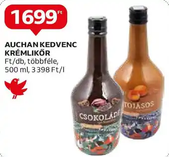 Auchan AUCHAN KEDVENC KRÉMLIKŐR 500ml ajánlat