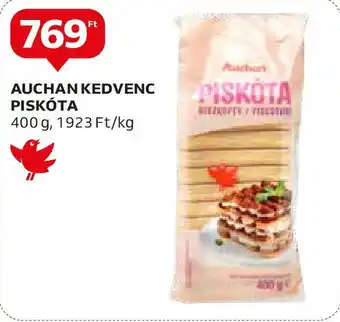 Auchan AUCHAN KEDVENC PISKÓTA 400g ajánlat