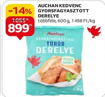 Auchan AUCHAN KEDVENC GYORSFAGYASZTOTT DERELYE 600g ajánlat