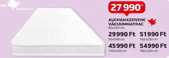 Auchan AUCHAN KEDVENC VÁKUUMMATRAC 80x200 cm ajánlat