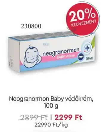 Rossmann Neogranormon Baby védőkrém, 100 g ajánlat