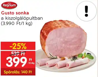 Spar Gusto sonka 10dkg ajánlat