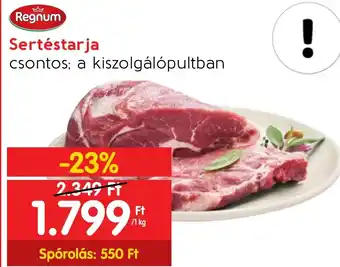 Spar Sertéstarja 1kg ajánlat