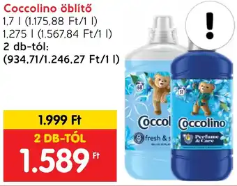 Spar Coccolino öblítő 1.7l ajánlat