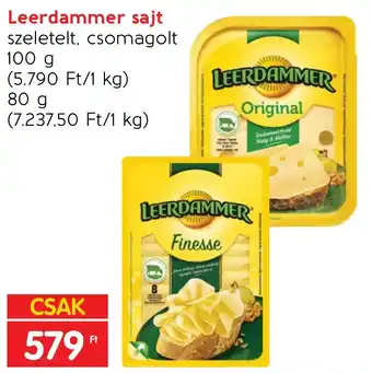 Spar Leerdammer sajt 100g ajánlat