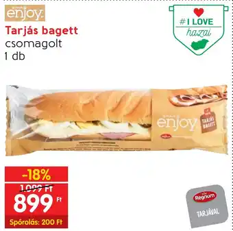 Spar Tarjás bagett csomagolt 1 db ajánlat