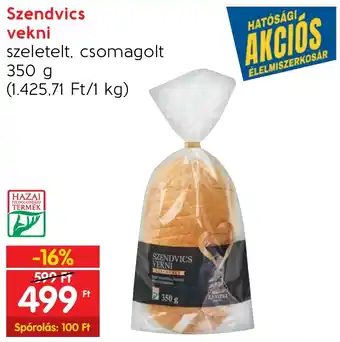 Spar Szendvics vekni 350g ajánlat