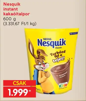 Spar Nesquik instant kakaóitalpor 600g ajánlat