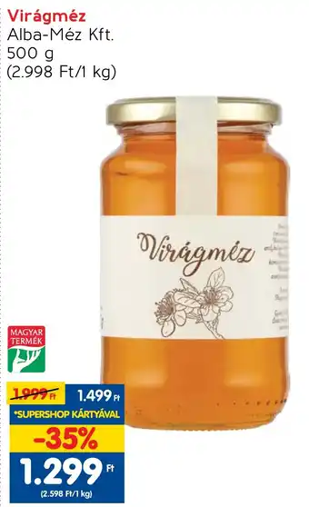 Spar Virágméz 500 g ajánlat