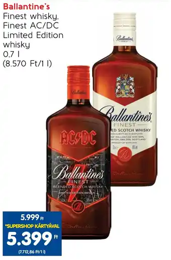 Spar Ballantine's 0.7l ajánlat