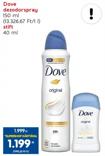 Spar Dove dezodorspray 150 ml ajánlat