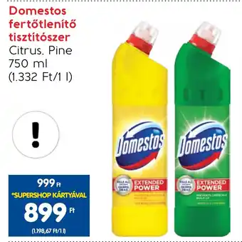 Spar Domestos fertőtlenítő tisztítószer 750ml ajánlat