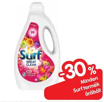 Spar Minden Surf termék árából! ajánlat
