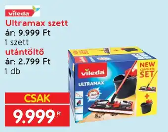 Spar vileda Ultramax szett, utántöltő ajánlat