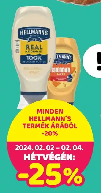 Spar MINDEN HELLMANN'S TERMÉK ÁRÁBÓL ajánlat