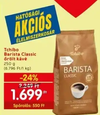 Spar Tchibo Barista Classic őrölt kávé 250g ajánlat