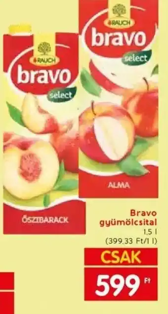 Spar Bravo gyümölcsital 1,5l ajánlat