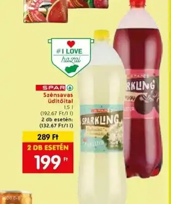 Spar SPAR Szénsavas üdítőital 1,5l ajánlat