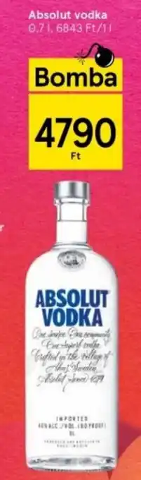 Absolut vodka 0.7l