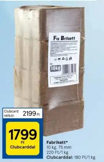 Tesco Fabrikett 10 kg ajánlat