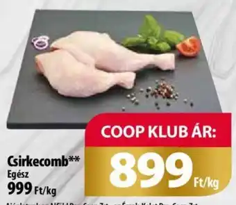 Coop Csirkecomb Egész kg ajánlat