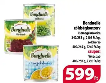 Bonduelle zöldségkonzerv Csemegekukorica 340/285 g