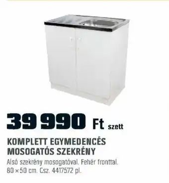 OBI KOMPLETT EGYMEDENCÉS MOSOGATÓS SZEKRÉNY ajánlat
