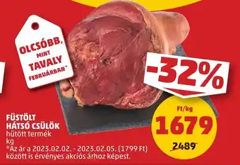 PENNY FÜSTÖLT HÁTSÓ CSÜLÖK Ft/kg ajánlat